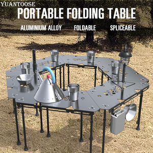 Mesa Plegable Portátil de Aluminio para Exteriores, Mesa de Picnic para Exteriores TZ-02 - Product Image 4