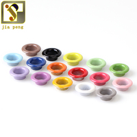 Œillets colorés, 100 pièces, 3d, en métal, creux, pour Scrapbooking, vêtements, couture, DIY bricolage