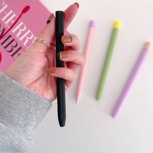 เคสซิลิโคนสองสีสำหรับ <span class=keywords><strong>Apple</strong></span> <span class=keywords><strong>Pencil</strong></span> 2nd Generation,ปลอกหุ้มป้องกันปากกาสไตลัสสำหรับแท็บเล็ต iPad Touch - Product Image 2