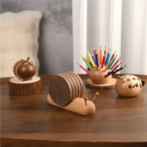 <span class=keywords><strong>Sous</strong></span>-verres en bois au design amusant et mignon, diamètre 35 pouces, cadeau de déménagement, décoration intérieure - Product Image 4