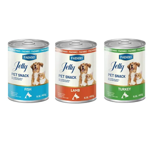 Comida Húmeda Enlatada para Perros 400g, Orgánica, Alta en Proteínas, Sin Granos, Bocadillo para Mascotas - Product Image 1