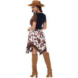 Disfraz de Vaquera para Mujer Adulta, Traje de Vaquera del Oeste para Halloween, Carnaval, Fiestas de Disfraces y Juegos de Rol - Product Image 4