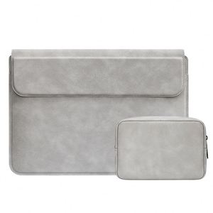Housse pour ordinateur portable 2026 avec support, sacoche multifonctionnelle en cuir imperméable pour MacBook Air 13 15 Pro M5 14 16 - Product Image 1