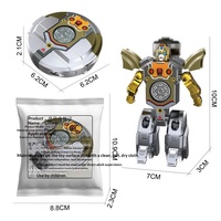 Yqxc Robot Transformable en Plastique, Spinner à Doigts, Deux Formes, Rotation, pour Garçons et Filles de Tous Âges