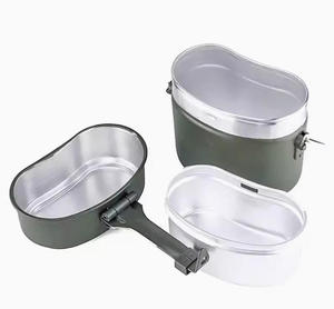 Olla Colgante Multifuncional Tipo 79, Plegable, de Aluminio, Estilo Alemán, para Almuerzo Individual, Portátil, para Campamento al Aire Libre - Product Image 6