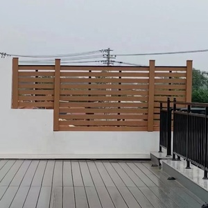 Cercado <span class=keywords><strong>de</strong></span> Wpc Sin privacidad compuesto 15mm 30mm espaciador valla <span class=keywords><strong>listones</strong></span> paneles para patio trasero - Product Image 4