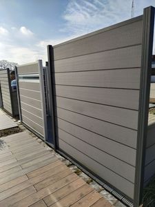 Outdoor European Design Durable Wpc Composite Fencing Waterproof <strong>Fence</strong> Panel - Product Image 6