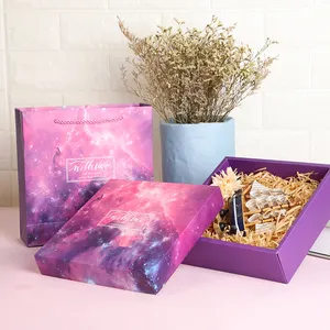 Groothandel Papier Geschenkdoos Voor Verjaardag En Bruiloft Dozen Voor Gift Pack Gift Dozen Met Tas Set
