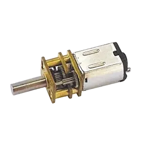 Maintex K10 1/100 Motor sikat DC mikro logam, kecepatan rendah 8mm 3V 138RPM 40g.cm untuk instrumen presisi tinggi