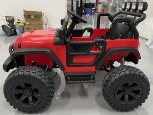 <span class=keywords><strong>Camión</strong></span> biplaza eléctrico unisex para niños de 2 a 4 años, 3 a 8 años, rueda grande, 4 motores, coche de plástico alimentado por batería - Product Image 3