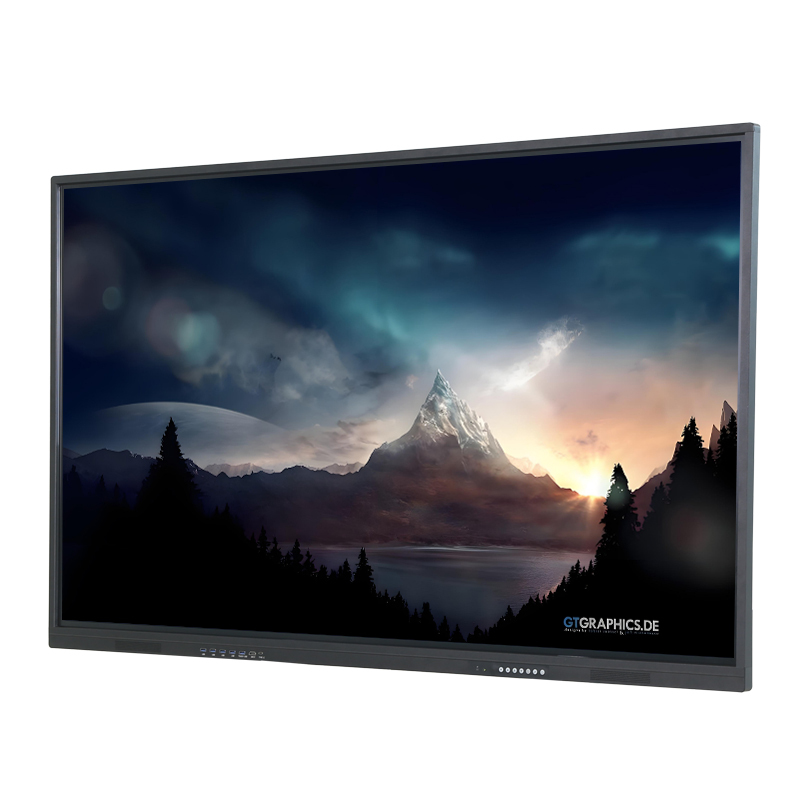 100-Inch Interactive Smart Whiteboard 4K UHD Touch Screen Digital Board, Android & Windows Compatible, All-in-One Conference Display for Meetings, Education & Business - View 3