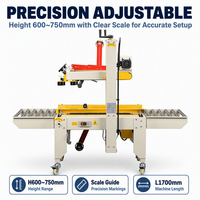 Scelleuse de cartons automatique grande capacité FXJ-6050, économe en énergie, haute efficacité, entraînement par le haut et par le bas, personnalisable