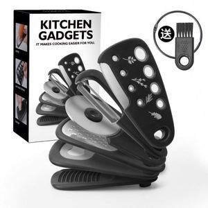 Stackable <b>Kitchen</b> <b>Gadgets</b> Melon Grater Customized Herb Cutter Cheese Garlic Grater Can Opener Pizza Cutter - Product Image 2