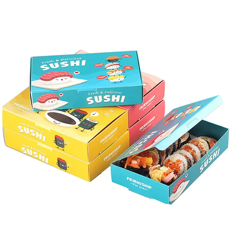 Kotak Sushi Kertas Kemasan Makanan