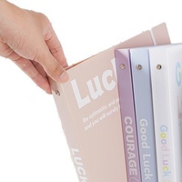 Carpeta de Hojas Sueltas A4, Transparente, con Logotipo Impreso, para Documentos, Exámenes, Almacenamiento, Superventas Transfronterizo