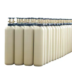 Commercio all'ingrosso 40L bombola di ossigeno bombola serbatoio parete in acciaio materiale industriale origine acqua funzionante modello ad alta pressione ISO luogo
