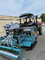 Semoir agricole à soufflage d'air 12 rangs |   Semoir guidé par GPS et radar pour luzerne, maïs, soja, blé