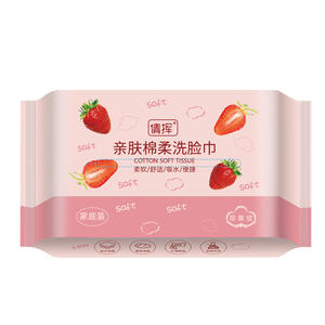 Serviettes jetables biodégradables pour le visage, lingettes nettoyantes en coton hypoallergéniques, tampons démaquillants épais pour peaux sensibles - Product Image 5