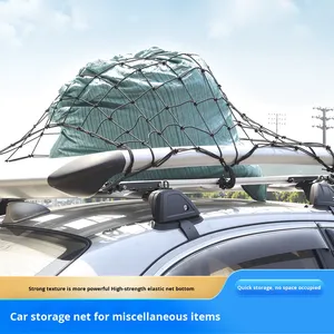 Xe Tổ Chức Lưu Trữ <span class=keywords><strong>Net</strong></span> Roof Gắn Túi Hành Lý Linh Tinh Lưu Trữ Dropshipping Hb Tùy Chỉnh Đàn Hồi Lưới Hàng Hóa <span class=keywords><strong>Net</strong></span> - Product Image 4