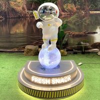 Statue d'astronaute animatronique personnalisée pour la décoration intérieure
