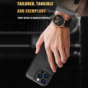 เคสโทรศัพท์มือถือหนังสุดหรูสำหรับ iPhone 17 16 15 14 13 12 11 <span class=keywords><strong>PRO</strong></span> MAX สำหรับ <span class=keywords><strong>Samsung</strong></span> S23 S24 S25อัลตร้าสำหรับ Huawei P70 - Product Image 4