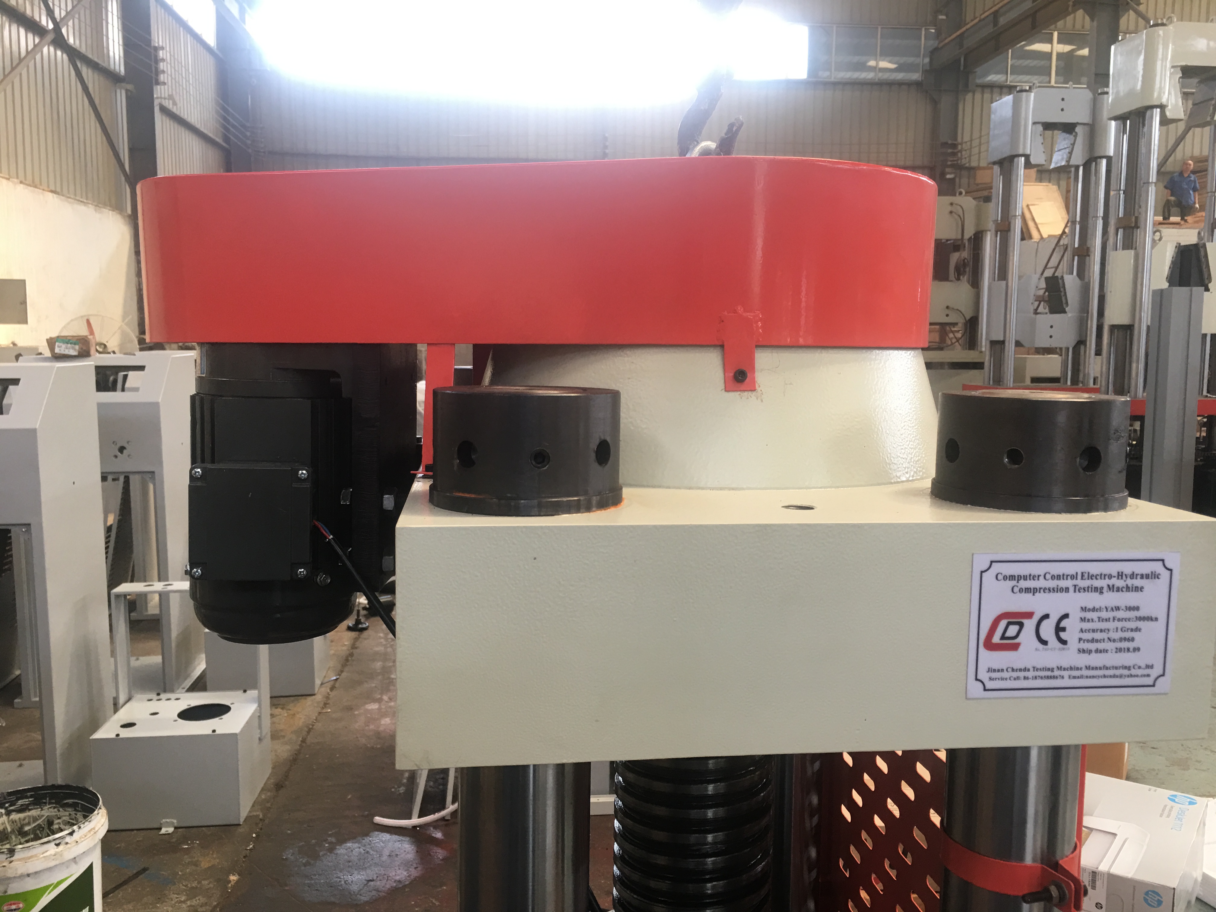 concrete press testing machine