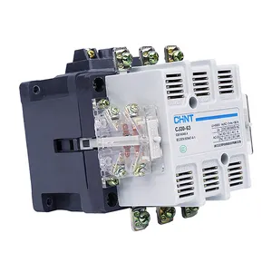 CHINT CJ20-400 gb14048.4 ac dc 3 pôle 24V 220V 380V Électrique chint contacteur 63A 200a contacteurs fabricant 50Hz bon prix