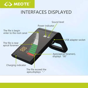 Diş Apex bulucu endodontik apikal bulucu Endo diş hekimliği ekipmanları LCD ekran diş hekimi kök kanal uzunluğu ölçüm cihazı - Product Image 4
