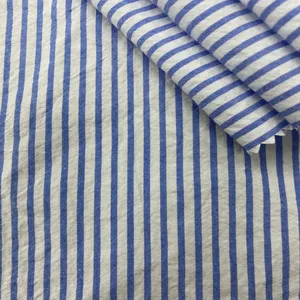 Factory Custom Design Woven 100% Cotton Yarn Dyed Shirt Fabrics Yarn-dyed Stripe Fabrics
