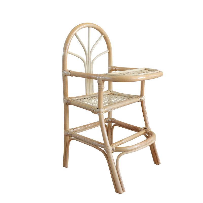 Wholesales rattan wicker high doll chairs from Vietnam