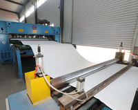 Machine à découper les bandes de feutre aiguilleté en polyester haute densité pour la découpe longitudinale, machine à découper le feutre, protection de ligne de découpe longitudinale