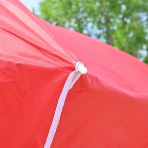 Sombrilla de Exterior con Revestimiento Plateado de 130 cm, Ventilada, con Orificio para el Viento, Protección UV, Resistente al Viento, Portátil, para Playa, Jardín, Mercado - Product Image 3