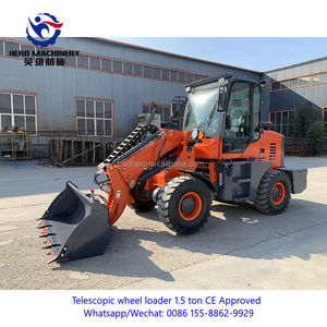 Pemuat MIni teleskopik MR1500 roda Mini pemuat 1500 kg CE EURO5 mesin Epa Crawler Diesel ujung depan teleskopik - Product Image 6