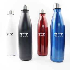 Aangepaste 750Ml Dubbele Wand 304 Roestvrijstalen Waterfles Nieuw Ontwerp Vacuümfles Voor Buitensporten - Product Image 6