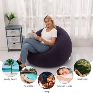 Wholesale Portable and Foldable <b>Inflatable</b> <b>Sofa</b> Chairs for Living Room Supplies or Outdoor Camping Including Air Cylinders - Product Image 2