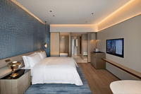 Foshan hôtel de luxe ensemble de meubles de chambre à coucher 5 étoiles qualité hôtel costume meubles en bois pour hôtel appartements