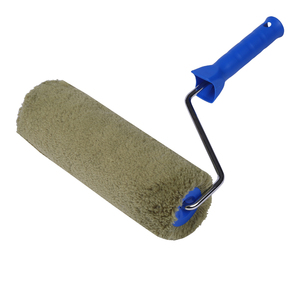 Rouleau de peinture industriel DIY de 10 pouces, haute qualité, rayures jaunes et vertes, en polyamide, personnalisable, support OEM, poils de 18 mm - Product Image 6