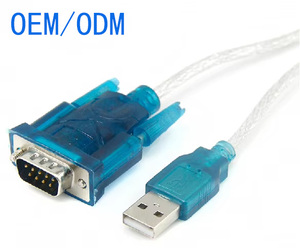 Cable USB a RS232 DB9 blindado personalizado con longitud ajustable (0.8m, 1m, 3m, 5m) y adaptador serie de <span class=keywords><strong>9</strong></span> pines - Product Image 2