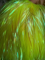 13 Farben Gliss' N Glow Lateral Scale 1mm Breite Gekräuseltes Flashabou Tinsel für Hecht- und Barsch-Fliegen, Süß- und Salzwasser-Streamer, Fliegenbindematerialien