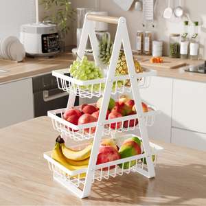 Bol à <span class=keywords><strong>fruits</strong></span> portable pour l'organisation de la cuisine, le rangement <span class=keywords><strong>et</strong></span> la salle à manger, <span class=keywords><strong>fruits</strong></span>, légumes, pain, collations, panier à <span class=keywords><strong>fruits</strong></span> pour le comptoir de la cuisine - Product Image 6