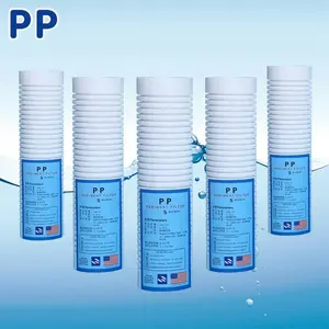 Cina 5 Mikron Filter 10 Inci Pp Filter Air Sedimen Meleleh Ditiup Pp Filter