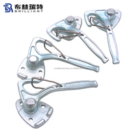 Crochets de fixation métalliques à ressort pour remorque de camion, verrou de porte à bascule, vente chaude, fabrication standard usine Qingdao BLRT
