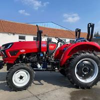Livraison gratuite de tracteurs à roues de 50 chevaux, pneus tout-terrain, tracteurs à quatre roues, tracteurs diesel tout-terrain pour l'agriculture et le labour