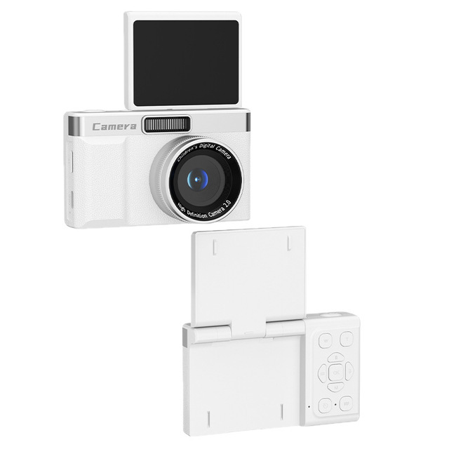 Retro CCD Compact Camera Cross Border Hot Selling Flip Screen Recording 24MP CMOS Sensor SD Card Memory 4K Video 7.1x-16x