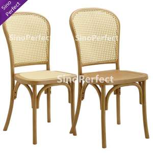 Assembled Wooden Look PP Resin Plastic Material Wedding <b>Dining</b> Event Banquet <b>Chair</b> for Ceremony - Product Image 1