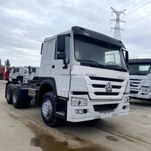 รถบรรทุกหัวลากมือสอง SINOTRUK Howo 6x4 พวงมาลัยซ้าย 351-450 แรงม้า เครื่องยนต์ Weichai เกียร์ธรรมดา 8F/1R รับน้ำหนัก 21-30 ตัน - Product Image 3