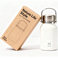 Boîte d'emballage auto-élevante en kraft gaufré personnalisée en usine avec fermeture magnétique pour tasse sous vide, mug de voyage, boîte cadeau, tasse isotherme
