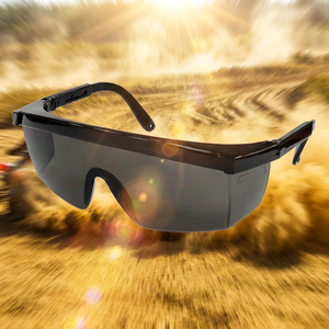 Lunettes de sécurité personnalisées ANSI Z87.1 Lentilles claires jaunes grises Branches nylon réglables Protection latérale - Product Image 1