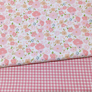 Tessuto di <span class=keywords><strong>Cotone</strong></span> Twill Leggero a Quadri Floreali Henry Wholesale, Tessuto di <span class=keywords><strong>Cotone</strong></span> Stampato Personalizzato per Biancheria da Letto e Abbigliamento per Bambini - Product Image 3