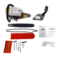 Tronçonneuse à essence UM 5200, démarrage facile, barre et chaîne de 16 pouces 3/8, accessoires complets pour la coupe du bois